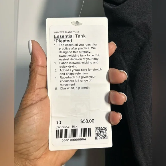 Lululemon Essential Pleated Tank - Picture 4 of 4